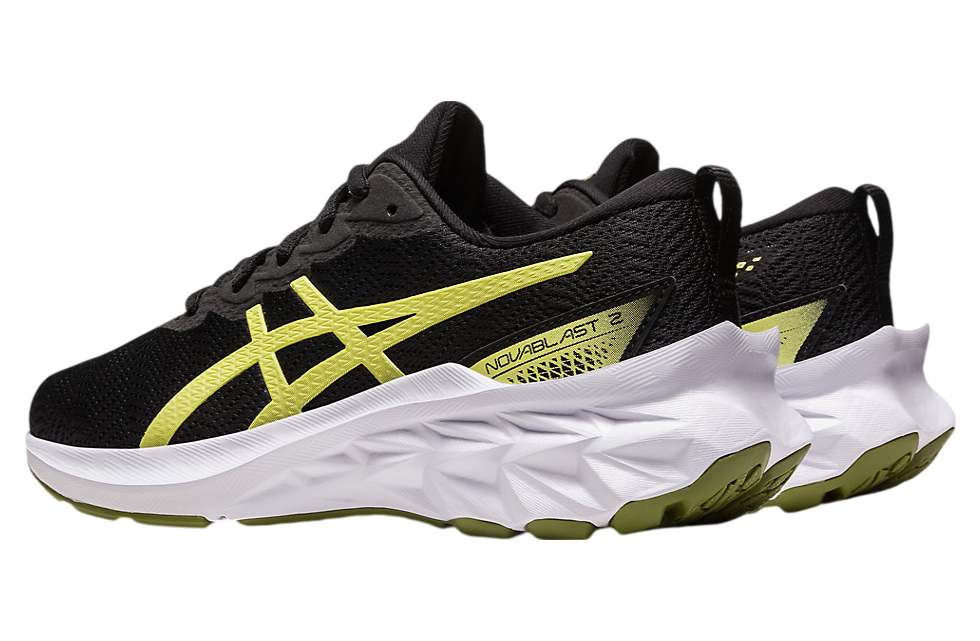 Asics Novablast 2 GS Black / Glow Yellow