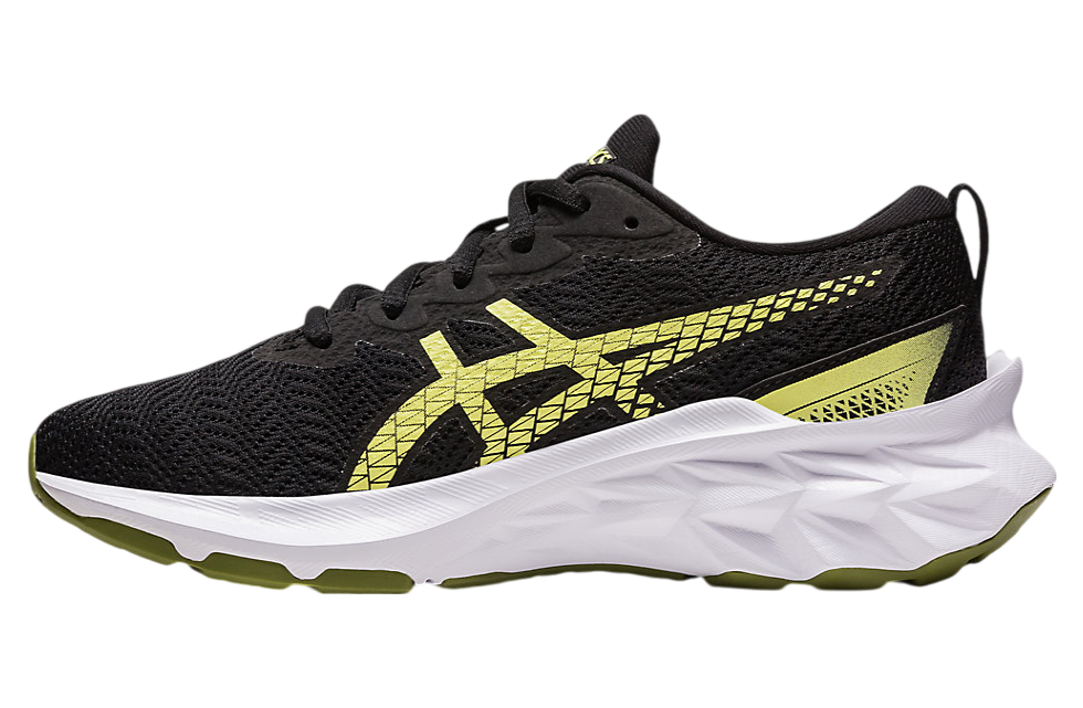 Asics Novablast 2 GS Black / Glow Yellow