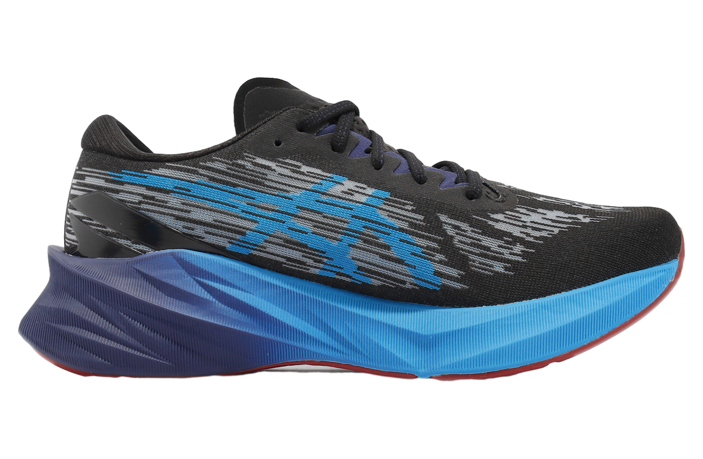 Asics Novablast 3 2E Wide Black / Island Blue