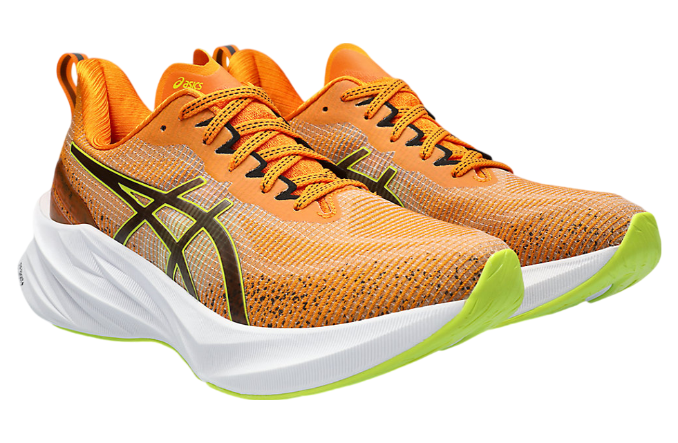 Asics Novablast 3 LE Bright Orange / Neon Lime