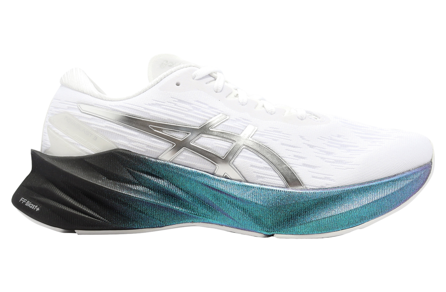 Asics Novablast 3 Platinum White / Pure Silver - Aug 2022