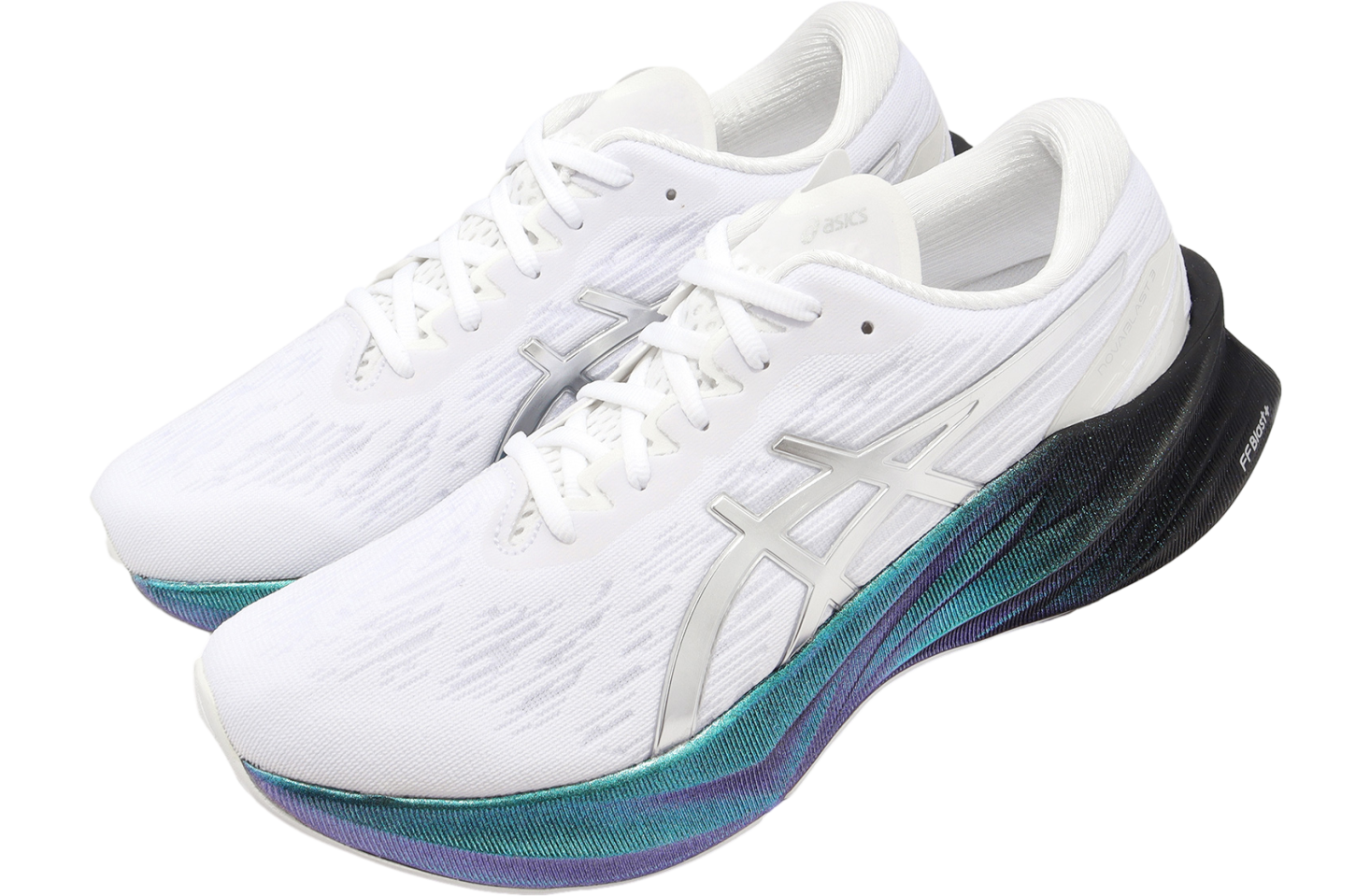 Asics Novablast 3 Platinum White / Pure Silver