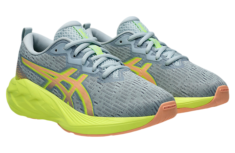 Asics Novablast 4 GS Cool Grey / Bright Sunstone