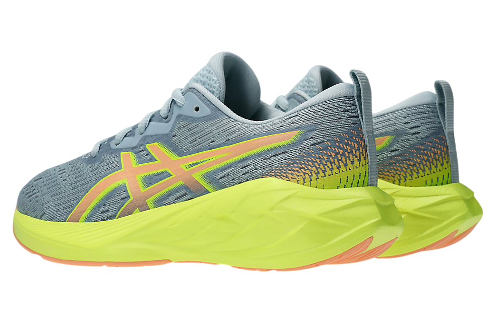 Asics Novablast 4 GS Cool Grey / Bright Sunstone