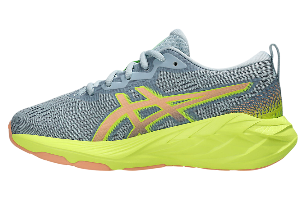 Asics Novablast 4 GS Cool Grey / Bright Sunstone