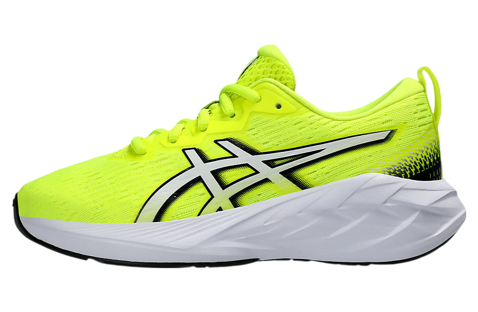 Asics Novablast 4 GS Safety Yellow / White