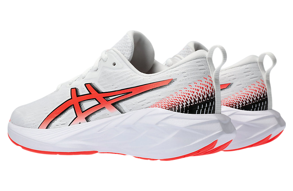 Asics Novablast 4 GS White / Sunrise Red