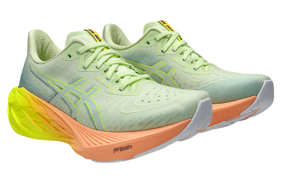 Asics Novablast 4 Paris Cool Matcha / Safety Yellow