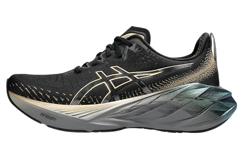 Asics Novablast 4 Platinum Black / Champagne