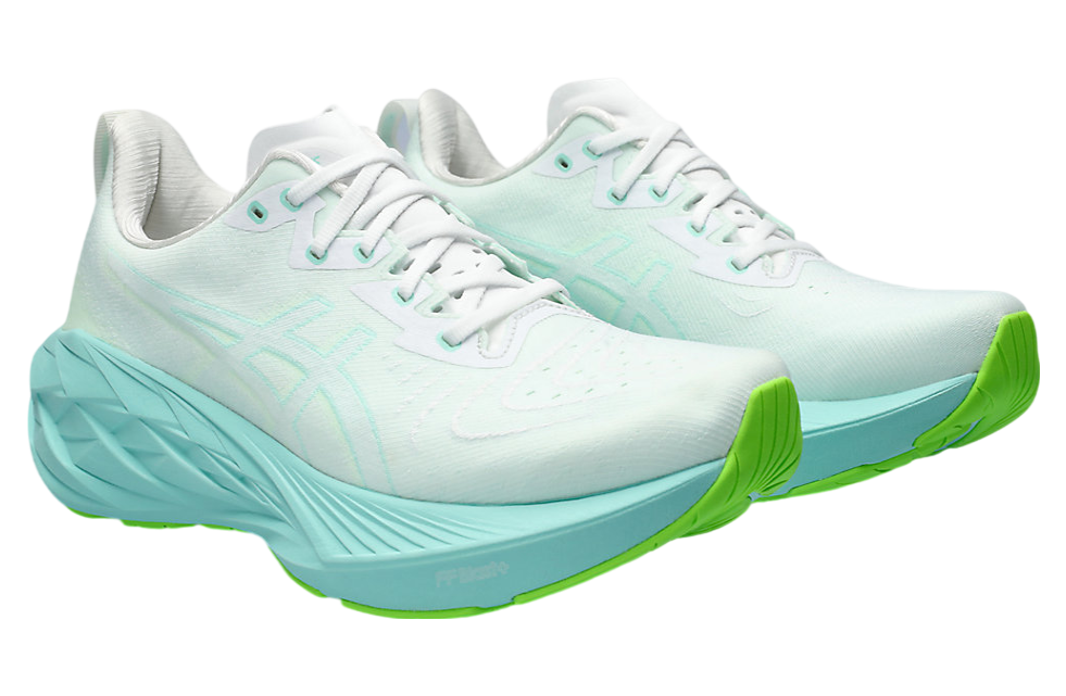 Asics Novablast 4 White / Illuminate Mint