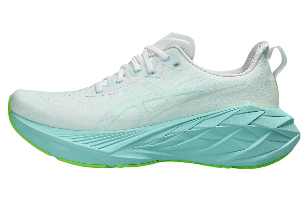 Asics Novablast 4 White / Illuminate Mint