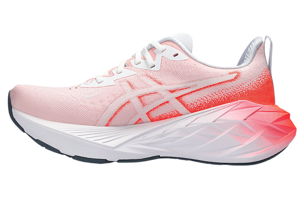 Asics Novablast 4 White / Sunrise Red