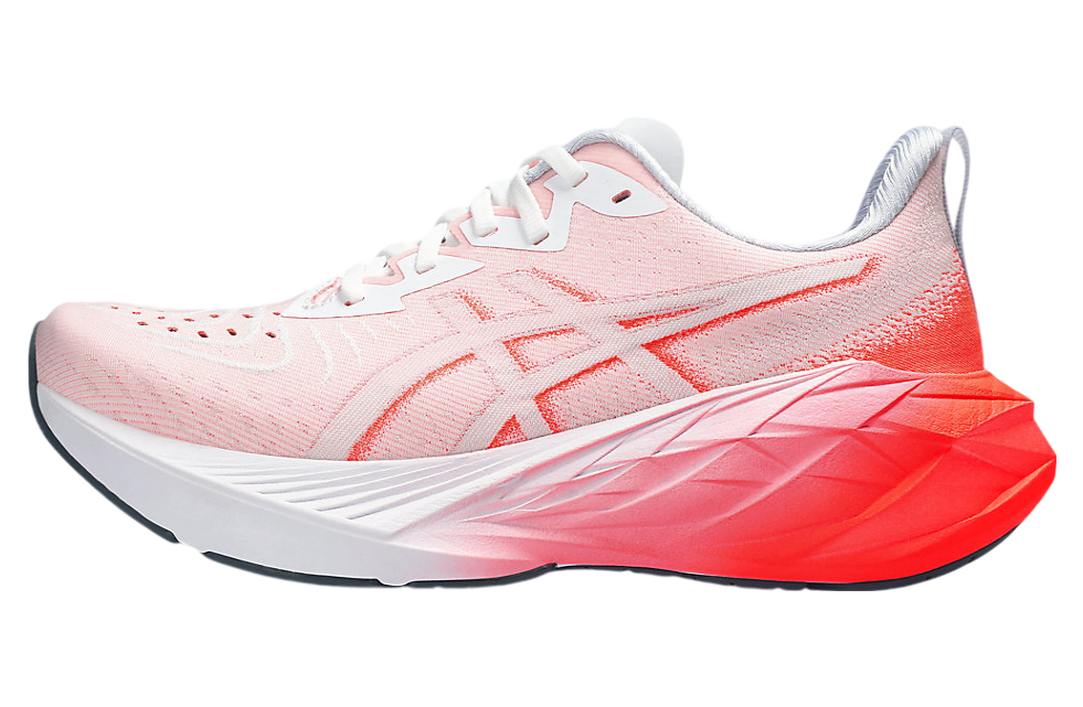 Asics Novablast 4 White / Sunrise Red