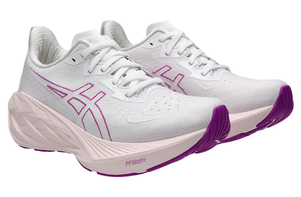 Asics Novablast 4 Wide WMNS White / Soothing Sea