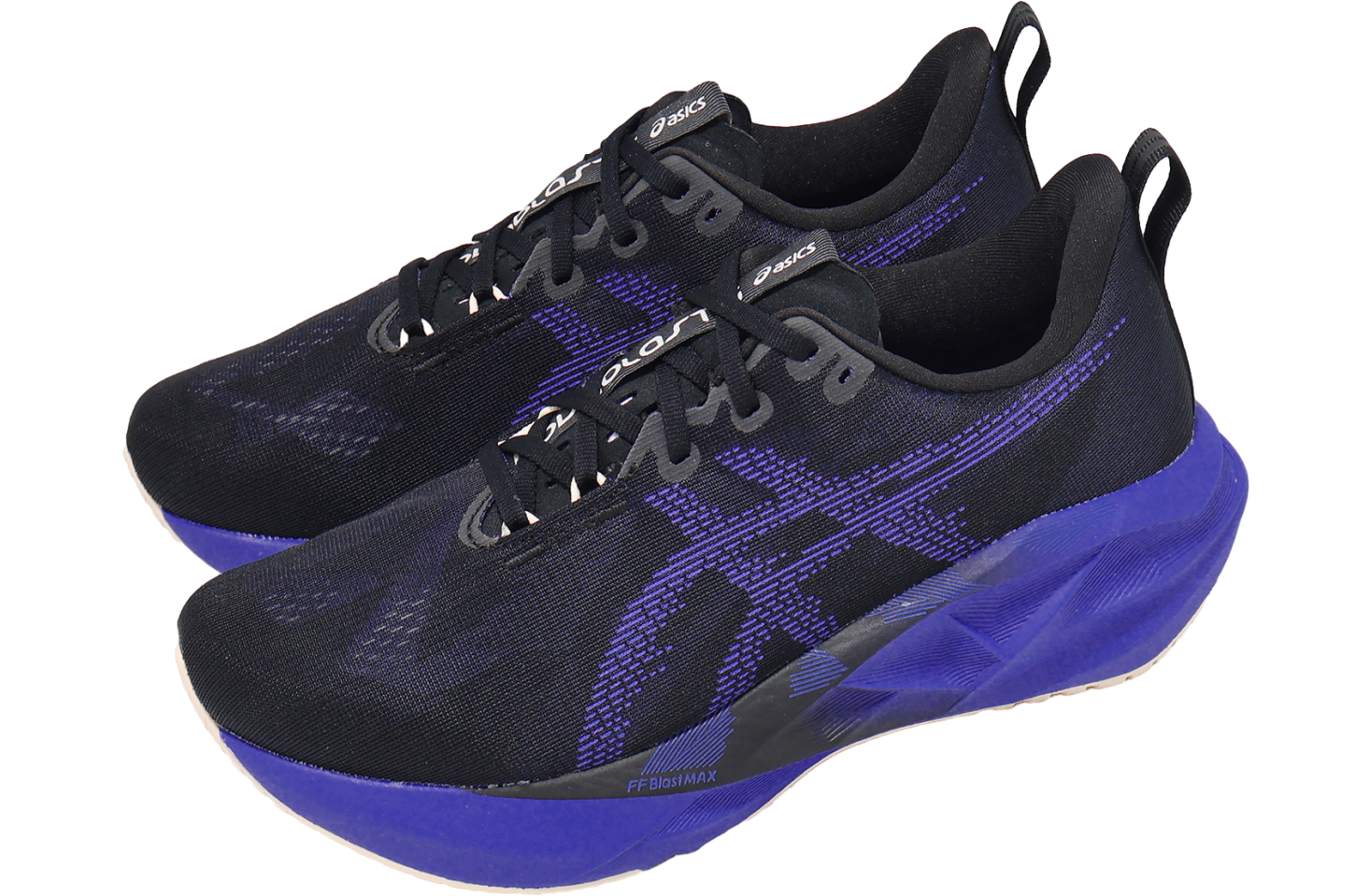 Asics Novablast 5 2E Wide Black / Cobalt Burst