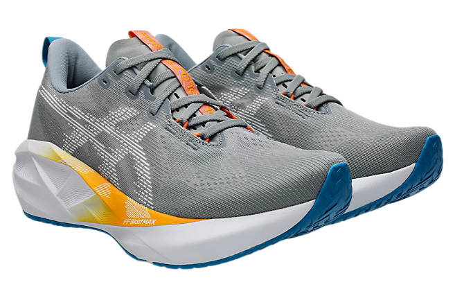 Asics Novablast 5 Wide Gravel / White