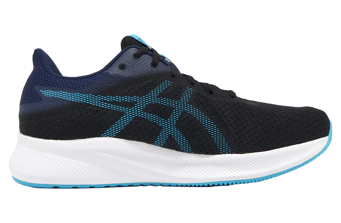 Asics Patriot 13 2E Wide Black / Digital Aqua