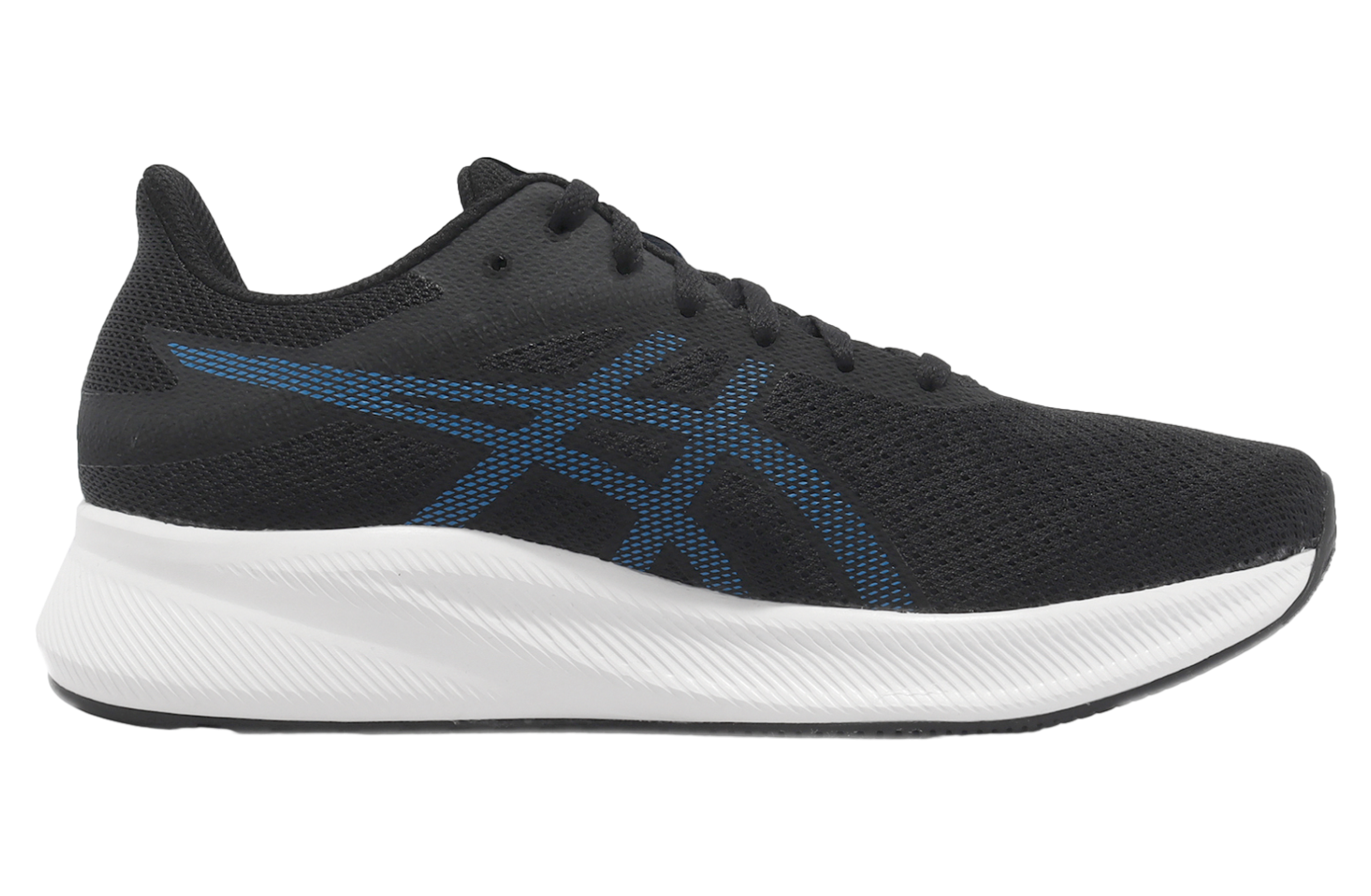 Asics Patriot 13 2E Wide Black / Electric Blue