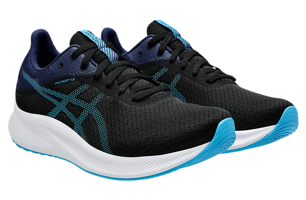 Asics Patriot 13 Black / Digital Aqua