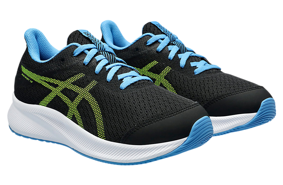 Asics Patriot 13 GS Black / Electric Lime