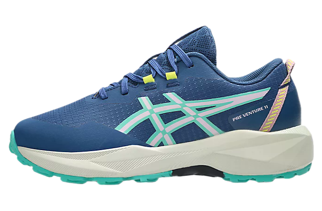 Asics Pre Venture 11 GS Twilight Blue / Aurora Green