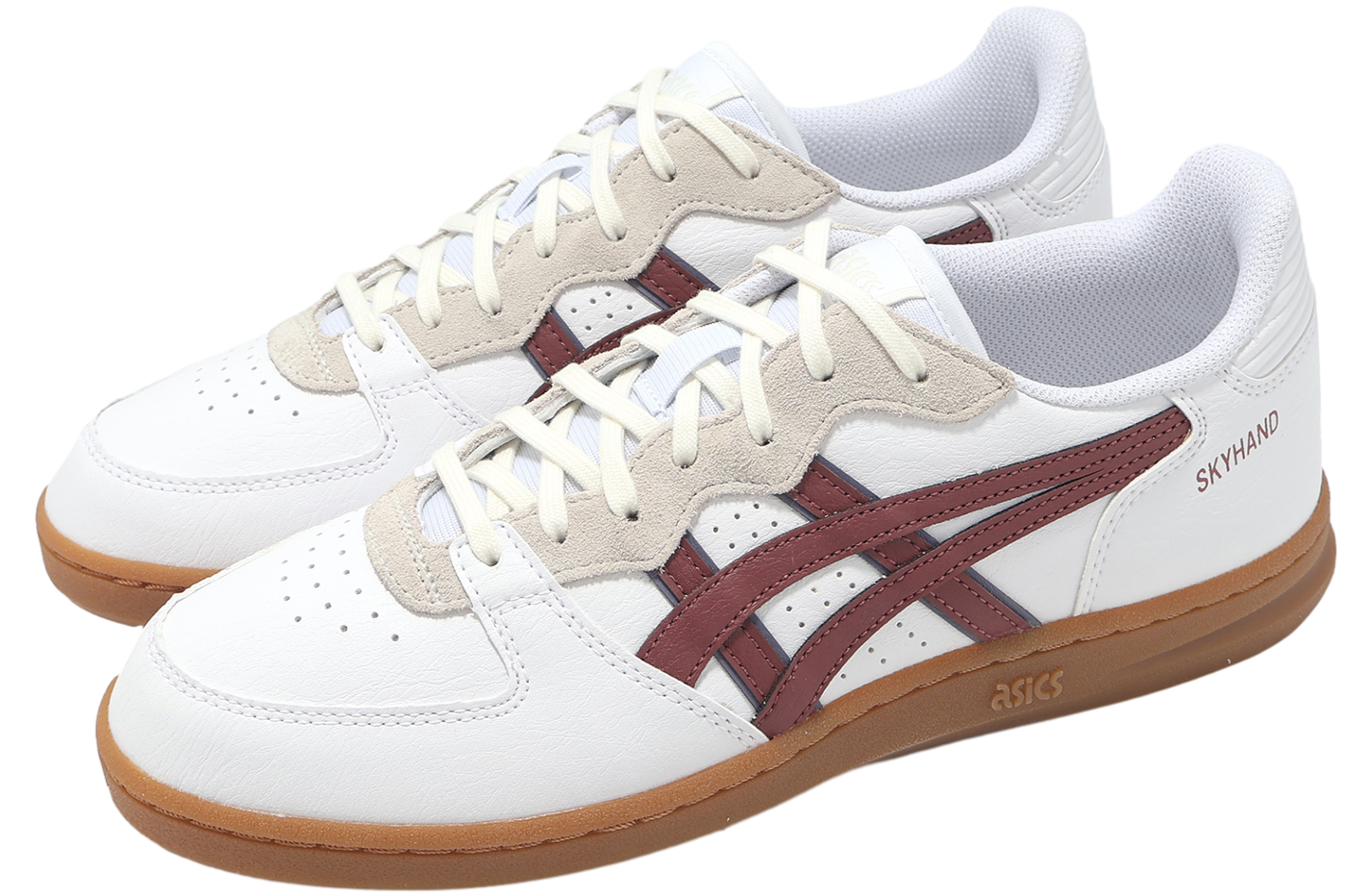 Asics Skyhand OG White / Brisket Red