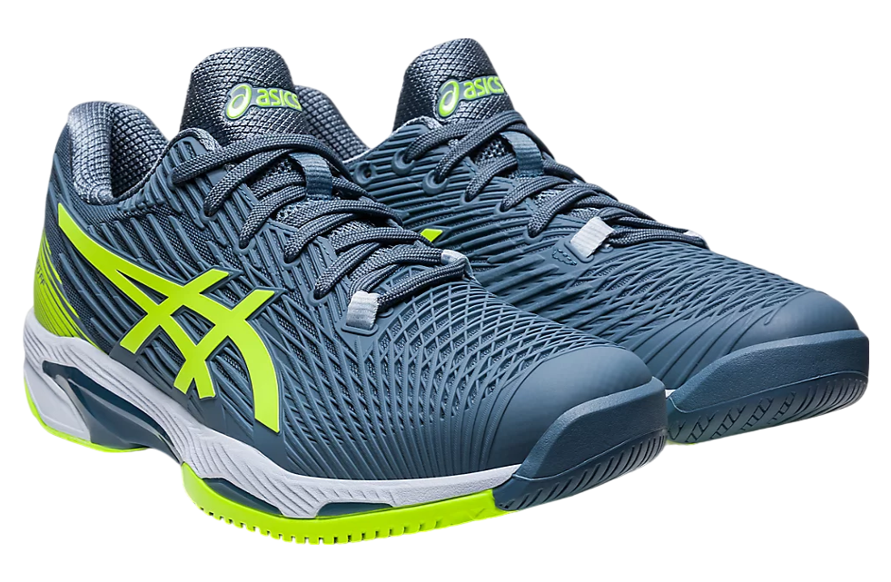 Asics Solution Speed FF 2 Steel Blue / Hazard Green