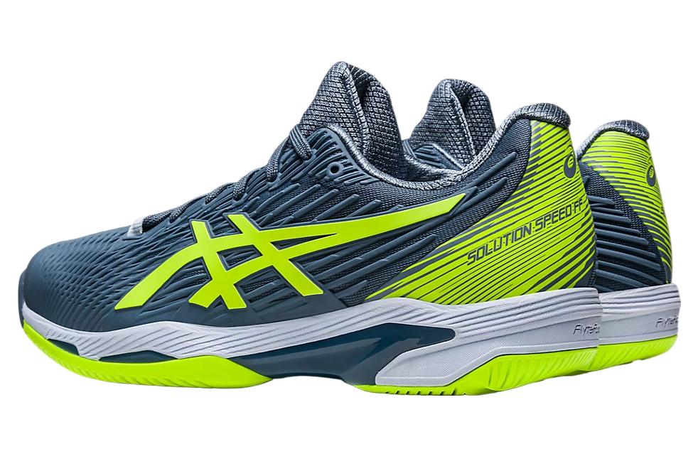 Asics Solution Speed FF 2 Steel Blue / Hazard Green