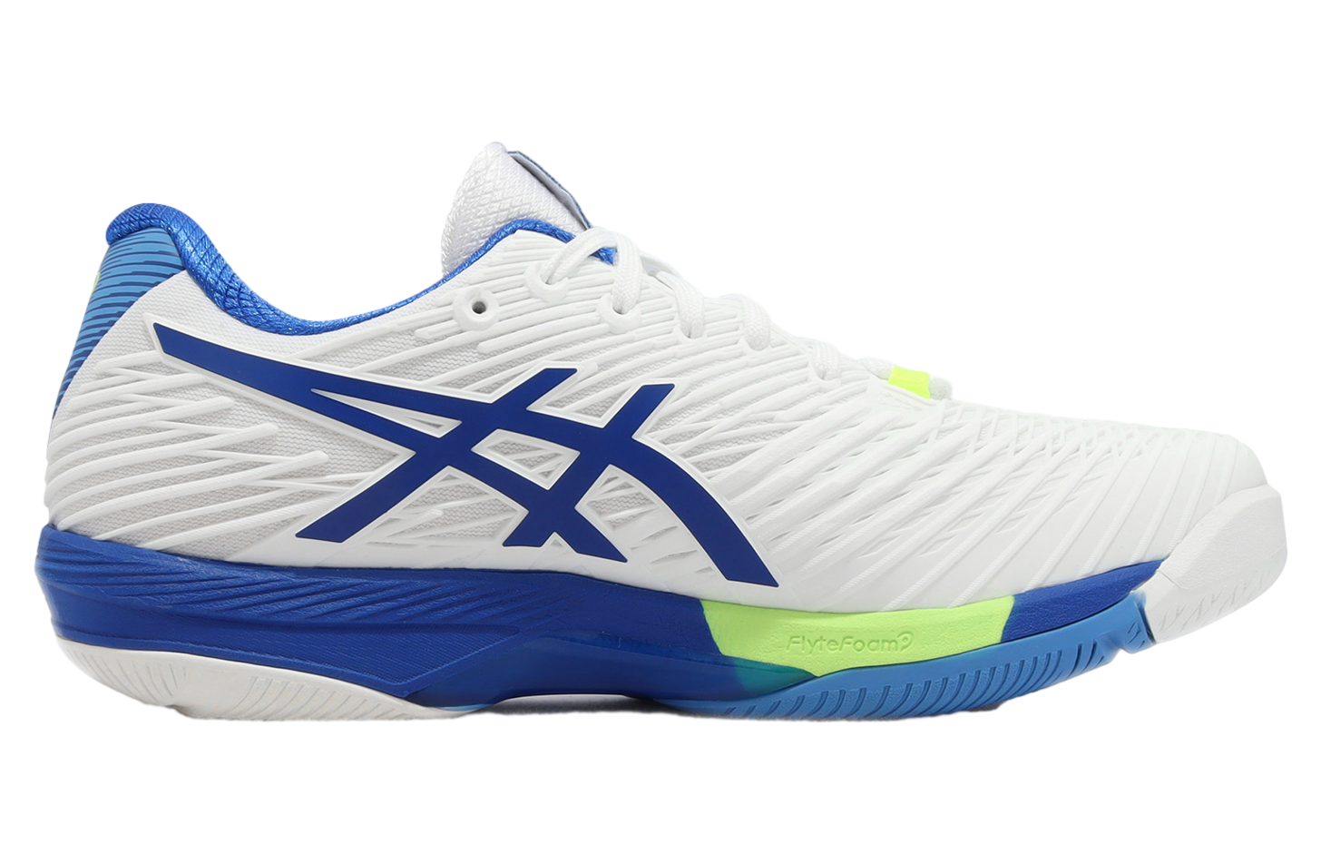 Asics Solution Speed FF 2 White / Tuna Blue