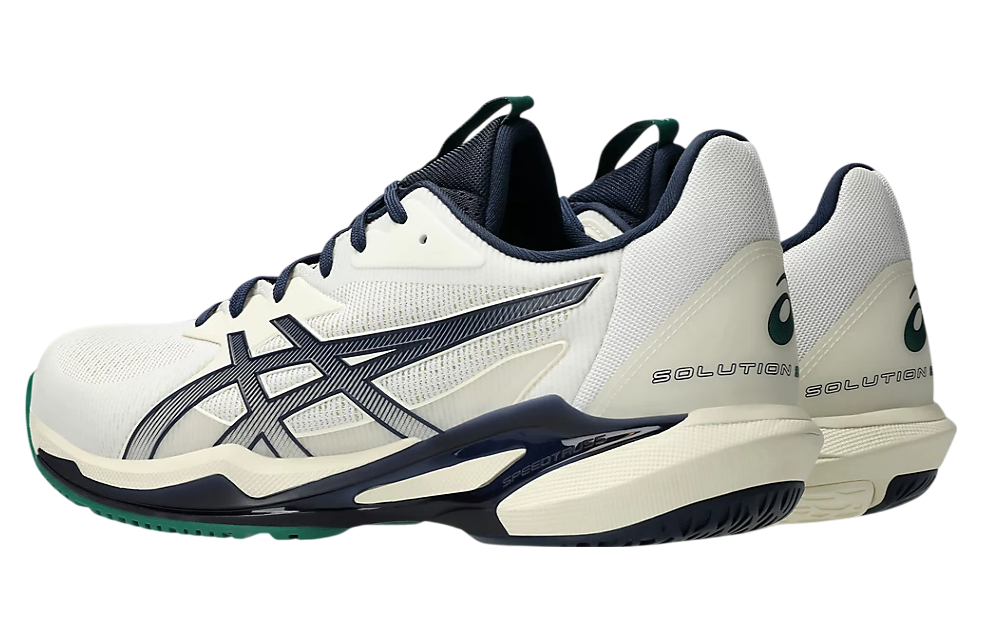 シューズ(男性用) asics SOLUTION SPEED FF 3 OC 25.5 Asics Solution Speed FF3 Mens Tennis Shoe - Cream/Midnight