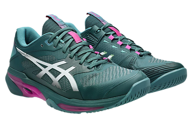 Asics Solution Speed FF 4 Black / Aurora Green