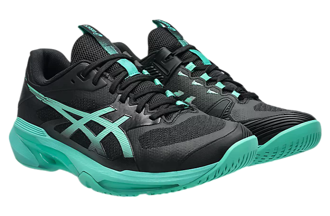 Asics Solution Speed FF 4 Black / Aurora Green / Green