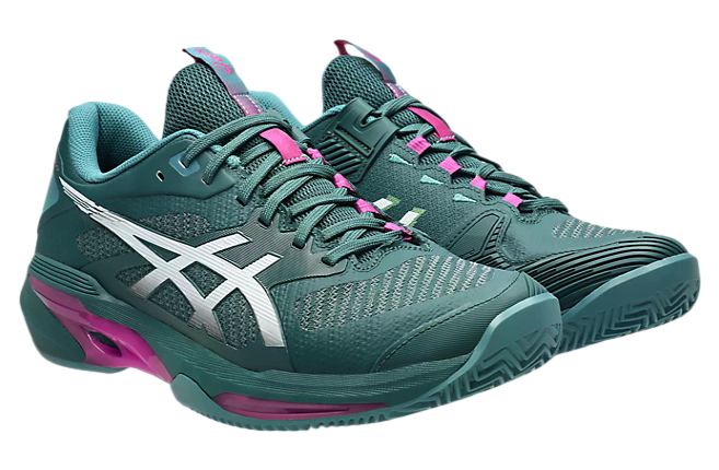 Asics Solution Speed FF 4 Clay Black / Aurora Green