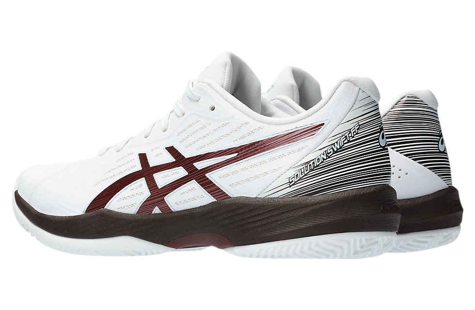 Asics Solution Swift FF Clay White / Antique Red