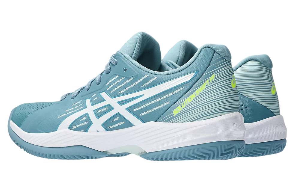 Asics Solution Swift FF Clay WMNS Gris Blue / White