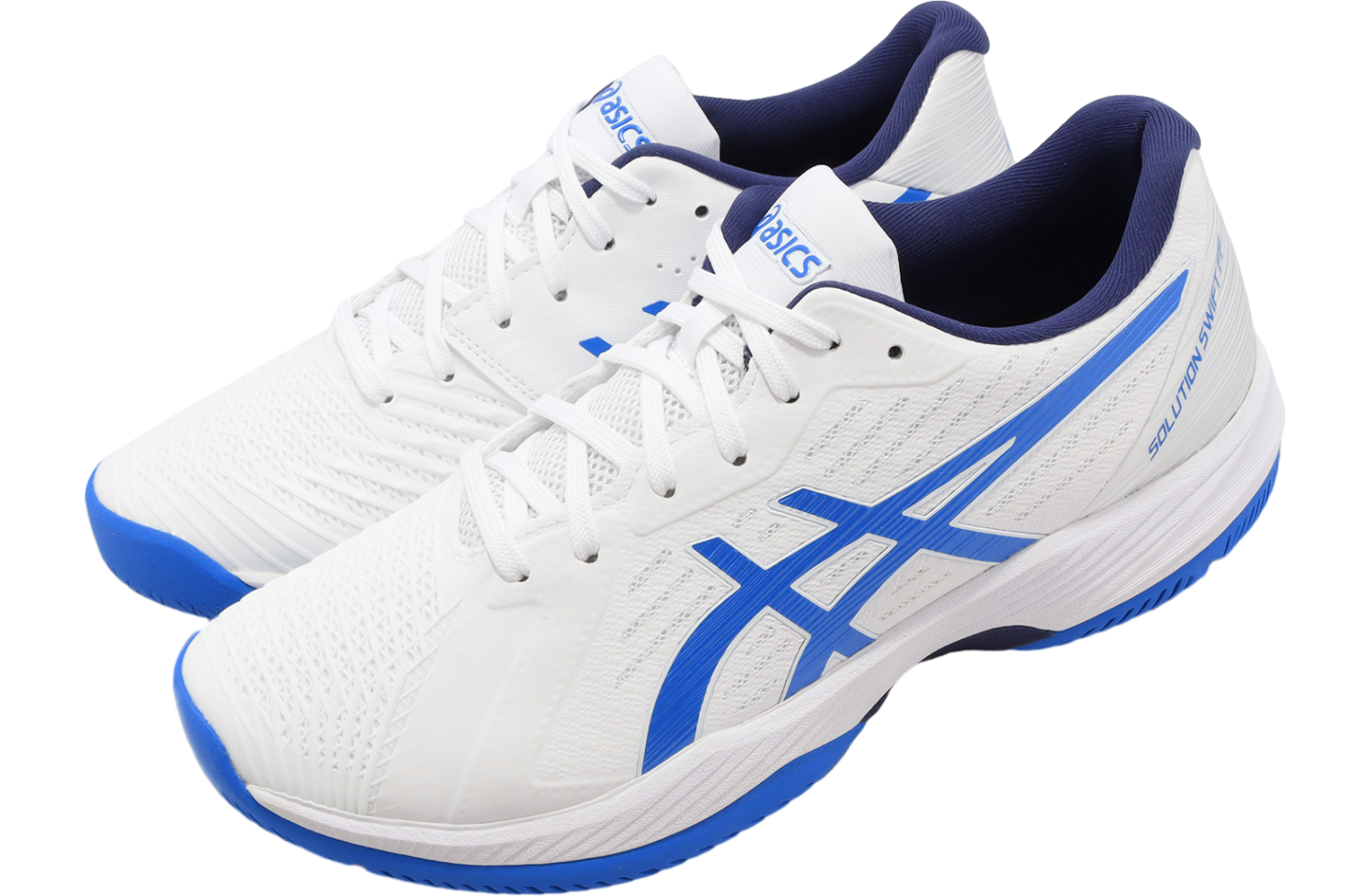 Asics Solution Swift FF White / Electric Blue