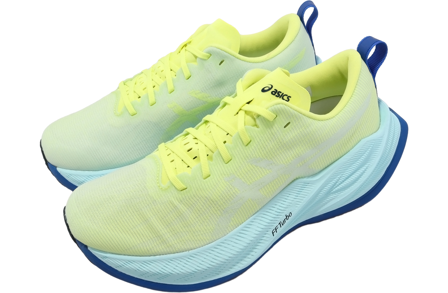 Asics Superblast Glow Yellow / Aquamarine