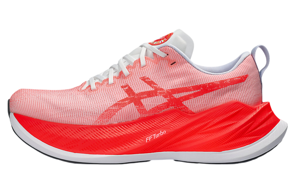 Asics Superblast White / Sunrise Red