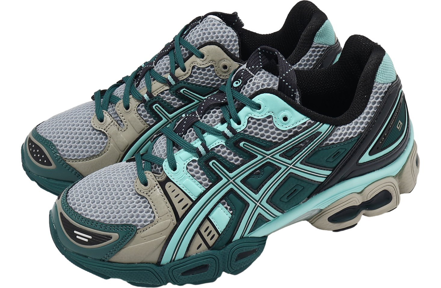 Asics UB3-S GEL-Nimbus 9 Piedmont Grey / Aruba Blue - Apr