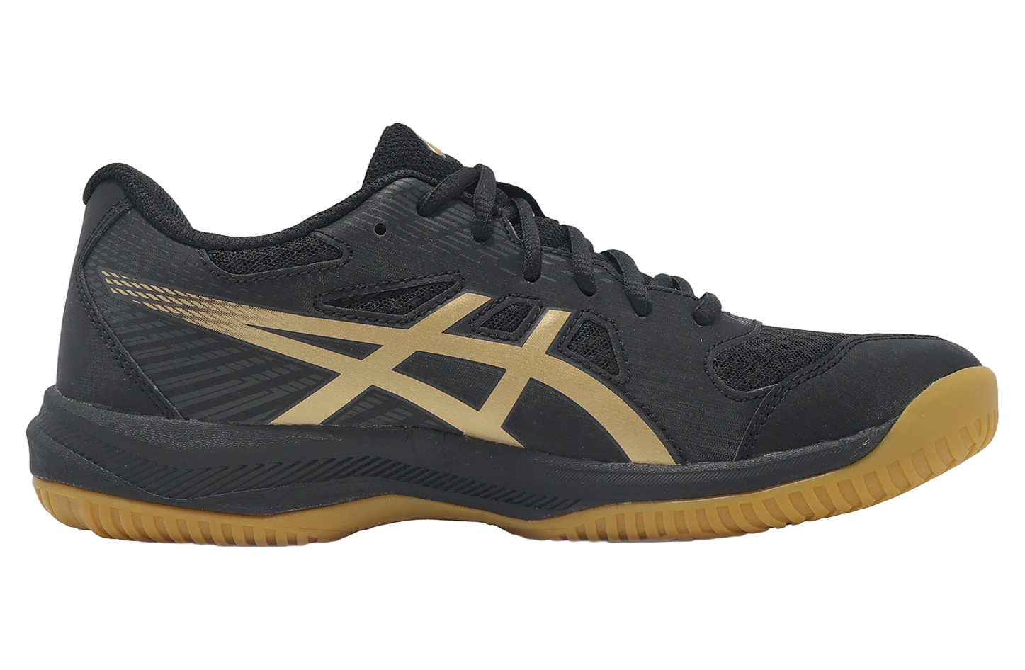Asics Upcourt 6 Black / Pure Gold
