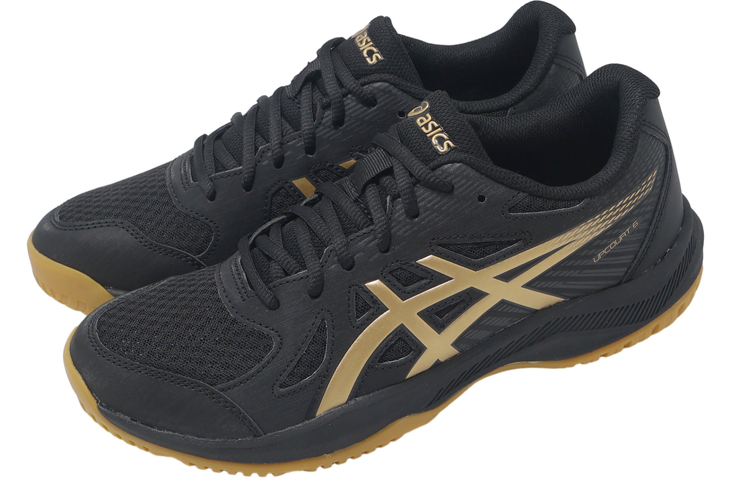 Asics Upcourt 6 Black / Pure Gold