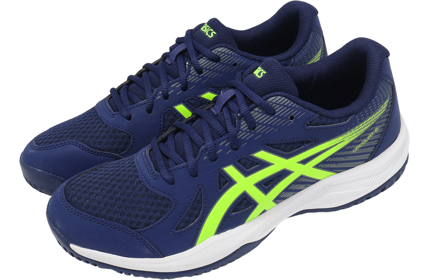 Asics Upcourt 6 Blue Expanse / Safety Yellow