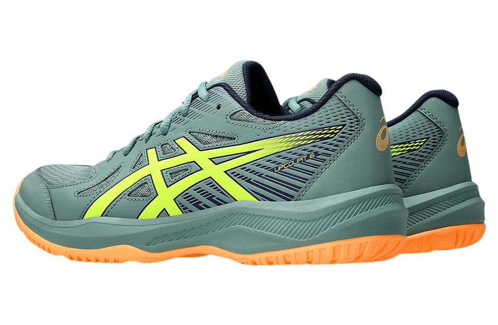 Asics Upcourt 6 Celadon / Safety Yellow