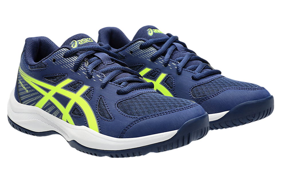 Asics Upcourt 6 GS Blue Expanse / Safety Yellow