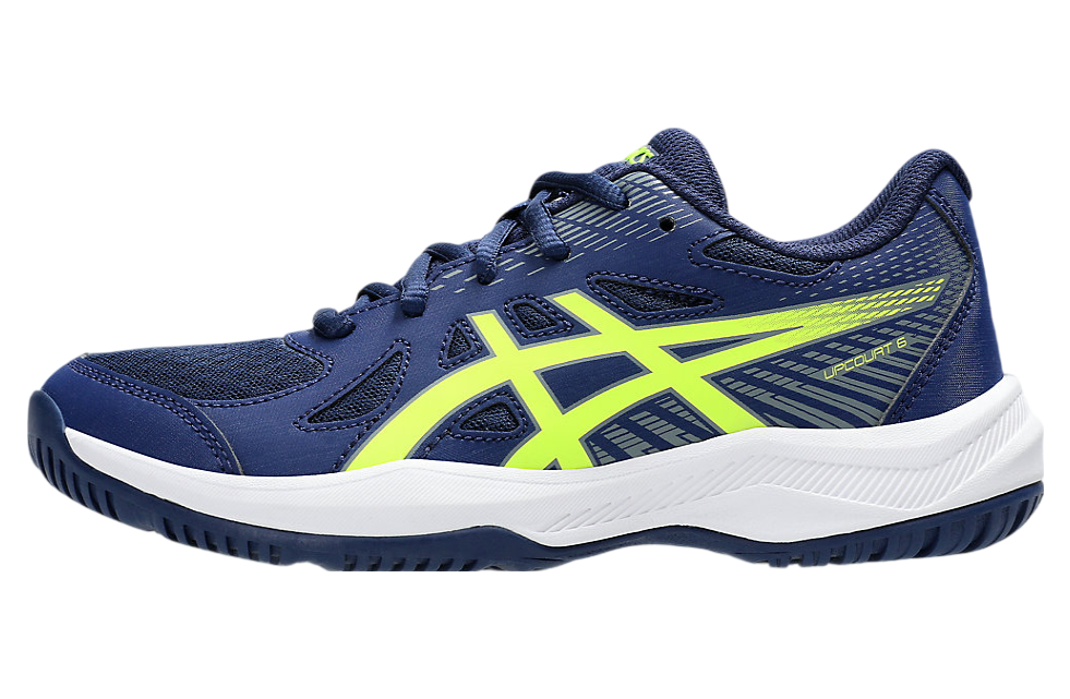 Asics Upcourt 6 GS Blue Expanse / Safety Yellow