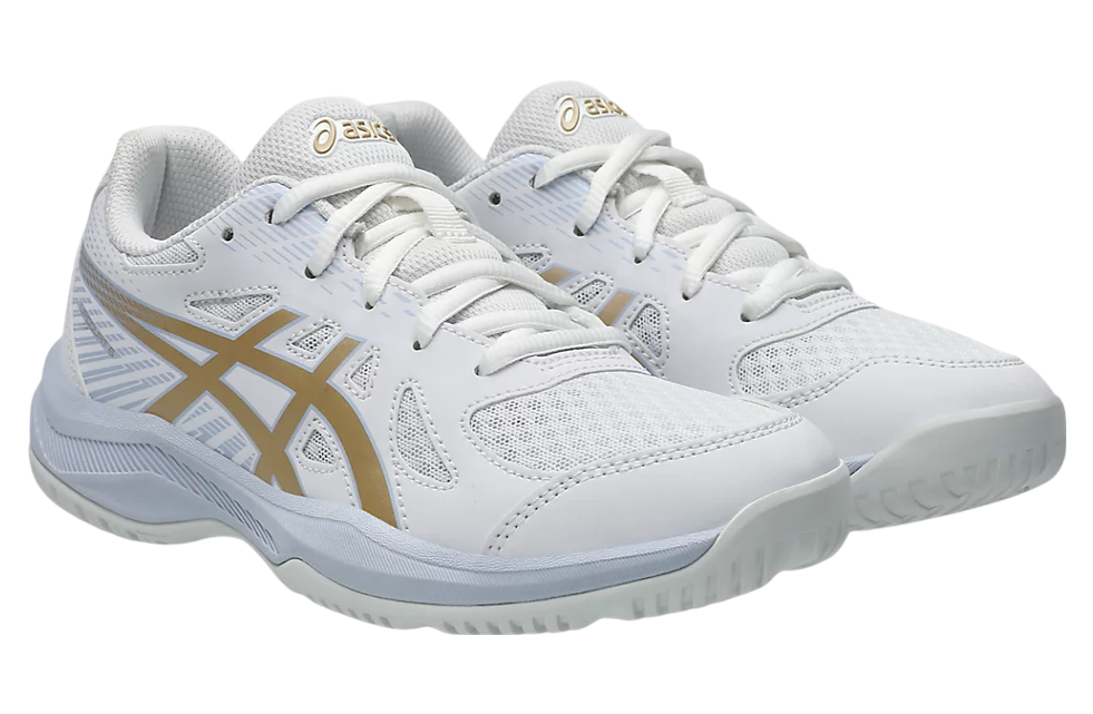 Asics Upcourt 6 GS White / Champagne - May 2025 - 1074A045