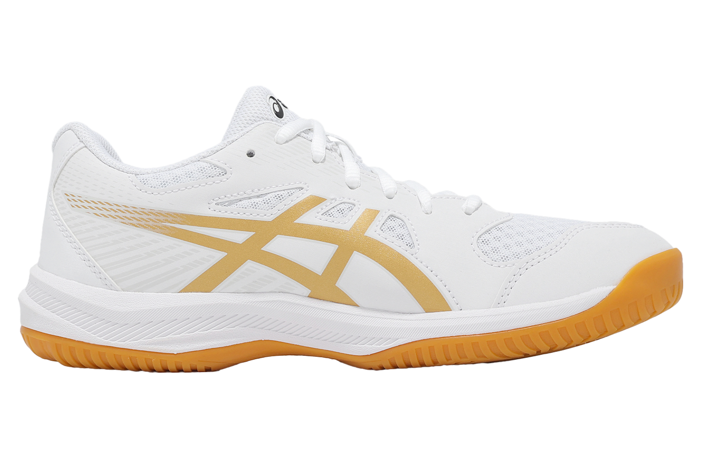 Asics Upcourt 6 White / Pure Gold