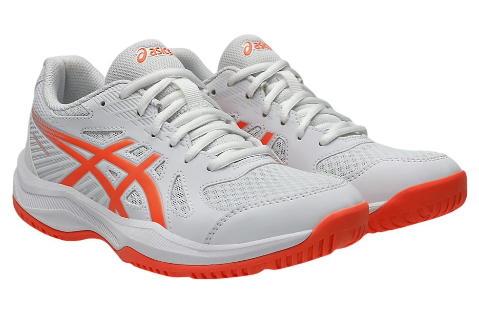 Asics Upcourt 6 White / Vivid Coral
