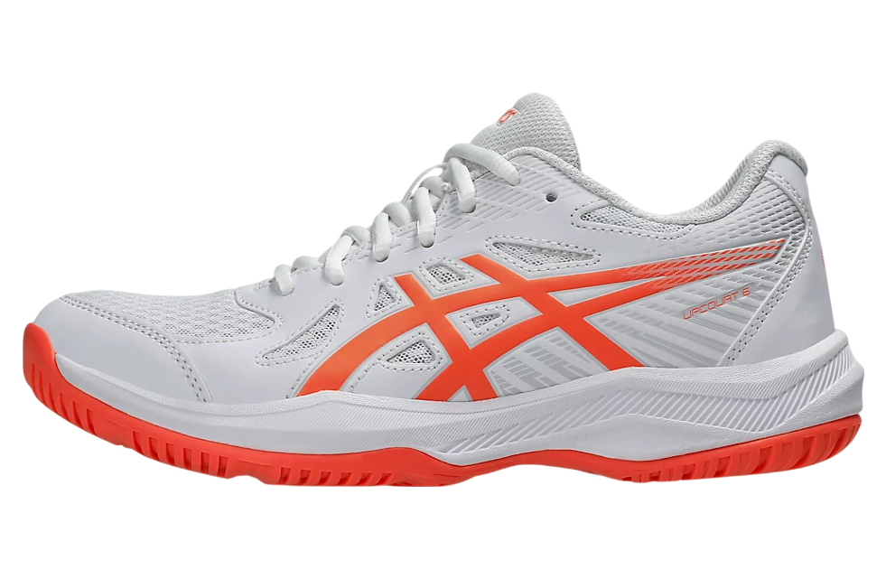 Asics Upcourt 6 White / Vivid Coral