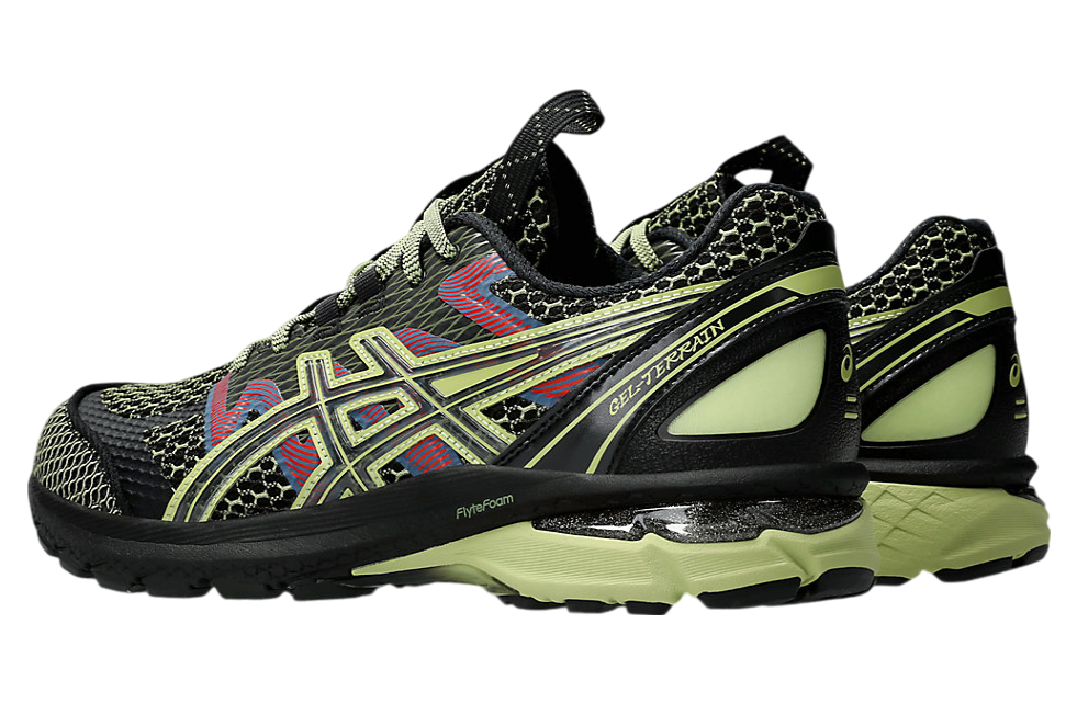 Asics Us4-S Gel-Terrain Black / Neon Lime